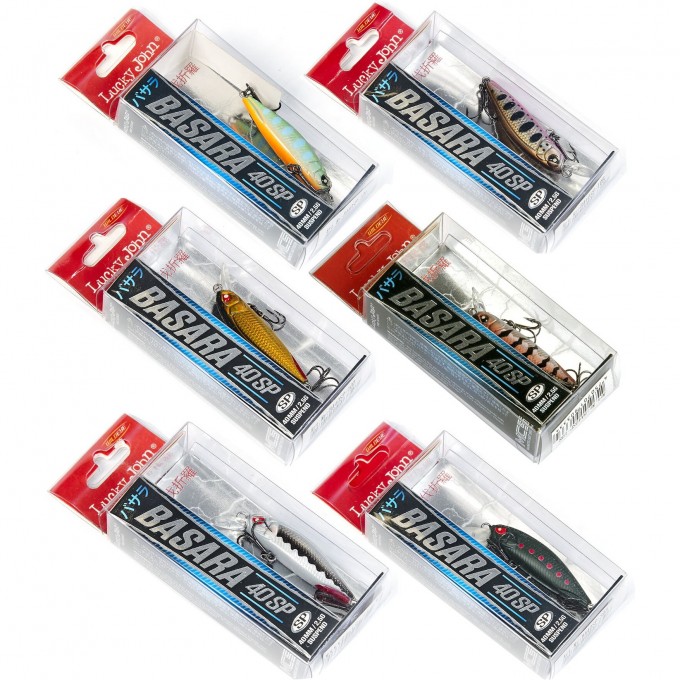 Набор воблеров LUCKY JOHN PRO SERIES BASARA SP 04.00/021SET 6шт. LJVP-021SET