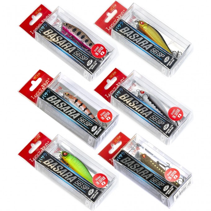 Набор воблеров LUCKY JOHN PRO SERIES BASARA SP 05.60/024SET 6шт. LJVP-024SET