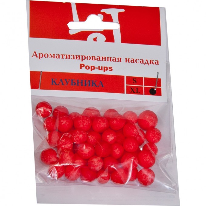 Насадки искусственные LUCKY JOHN XL Клубника B72-003