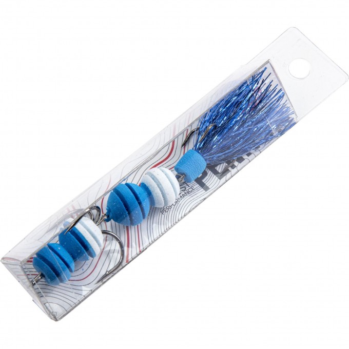 Приманка джиговая LUCKY JOHN PENNON ROLLERWORM синий/белый в блистере FB3008475