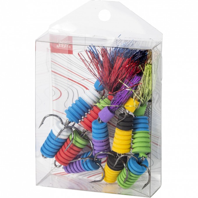 Приманка джиговая LUCKY JOHN PENNON SLOTWORM MIX1 5шт. LJPB004-01