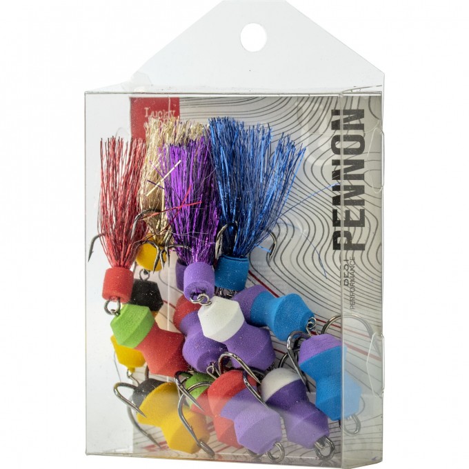 Приманка джиговая LUCKY JOHN PENNON TIPSYWORM MIX4 5шт. LJPB005-04