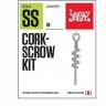 Спирали LUCKY JOHN Pro Series CORKSCROW KIT XL для крепления силиконовых приманок 6шт. LJP5120-XL