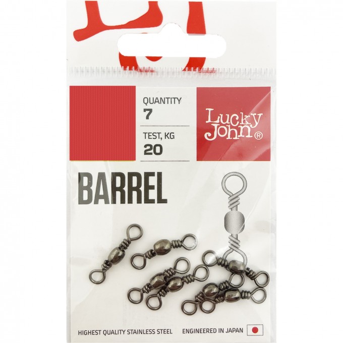 Вертлюги LUCKY JOHN PRO SERIES BARRE 012 10Шт. LJP5106-012