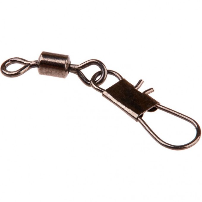 Вертлюги с застежкой LUCKY JOHN PRO SERIES BARREL AND INTERLOCK BLACK 016 10Шт. LJP5103-016