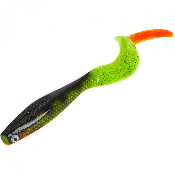 Виброхвост LUCKY JOHN 3D SERIES KUBIRA FIRE TAIL 7" (17,5 см), цвет PG41 1шт. 140436-PG41