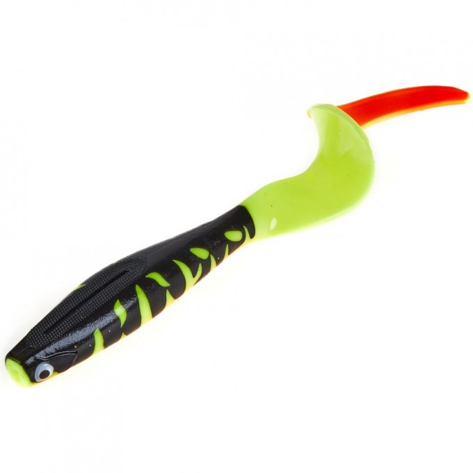 Виброхвост LUCKY JOHN 3D SERIES KUBIRA FIRE TAIL 9" (22,8 см), цвет PG37 1шт. 140437-PG37