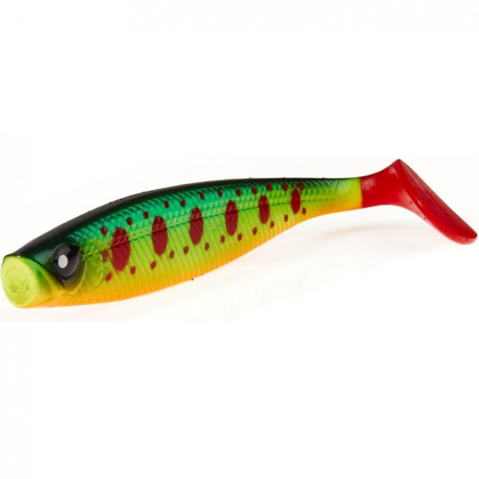 Виброхвост LUCKY JOHN 3D SERIES RED TAIL SHAD 3.5in (12,5 см)/PG01 3шт. 140427-PG01