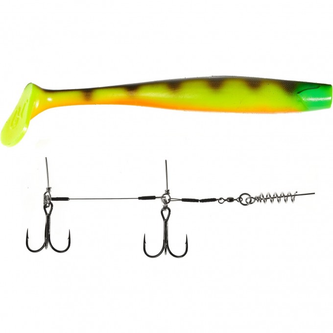 Виброхвосты LUCKY JOHN 3D BBS SERIES GIANT KUBIRA SWIM SHAD 10,3in (26,00)/PG30 1шт.+STINGER XL 140434SET-PG30