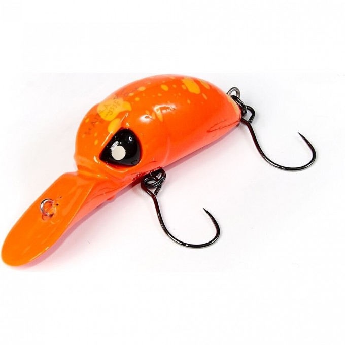 Воблер плавающий LUCKY JOHN PRO SERIES HAIRA TINY ATG 3,3 см, цвет 802 Plus Foot HATR33LBF-802