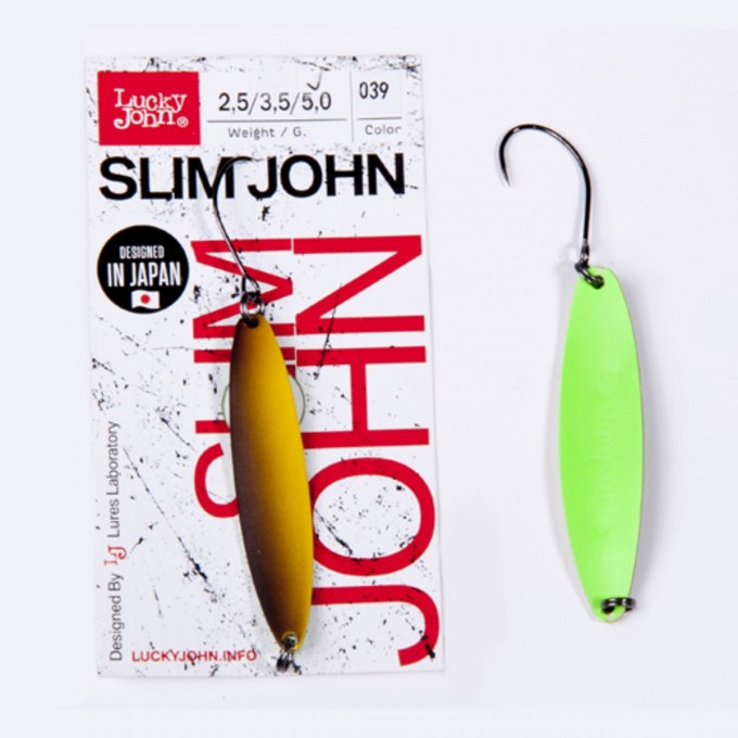 Блесна колеблющаяся LUCKY JOHN SLIM JOHN 3,5 г, цвет 039 LJSJ35-039