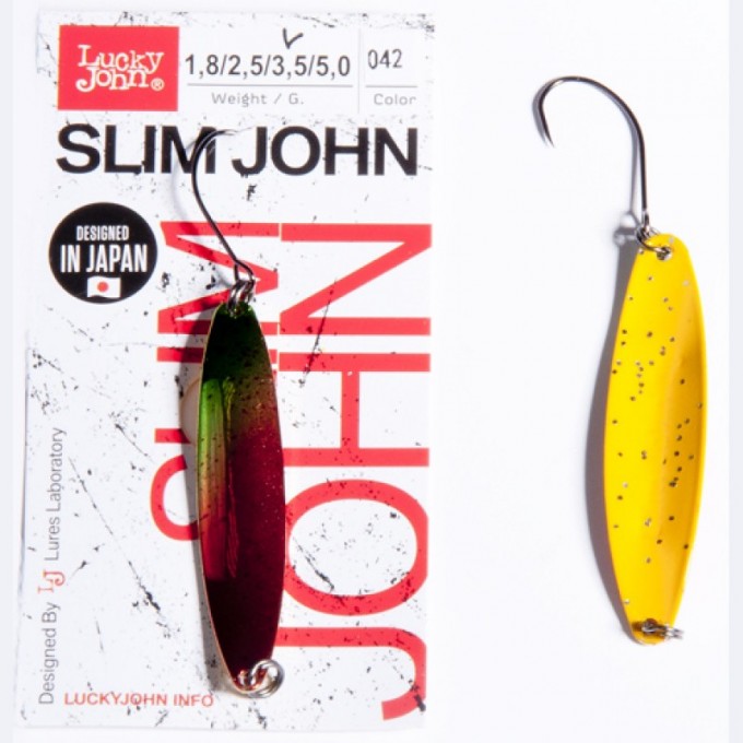 Блесна колеблющаяся LUCKY JOHN SLIM JOHN 3,5 г, цвет 042 LJSJ35-042