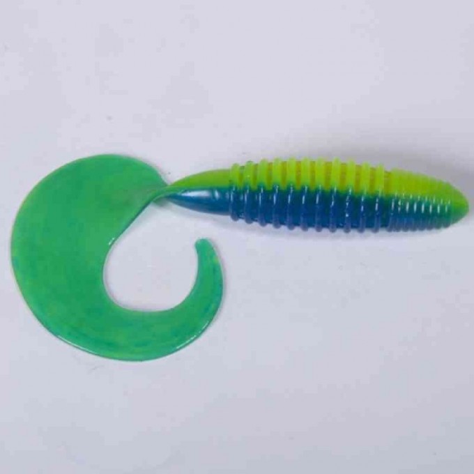 Твистеры съедобные искусственные LUCKY JOHN PRO SERIES CRUSHER GRUB 3.9 in (99 мм), цвет t50, 5 шт 140157-T50