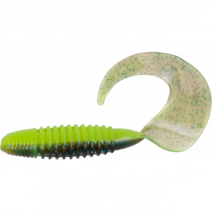 Твистеры съедобные искусственные LUCKY JOHN PRO SERIES CRUSHER GRUB 4.5 in (114 мм), цвет t53, 4шт 140158-T53