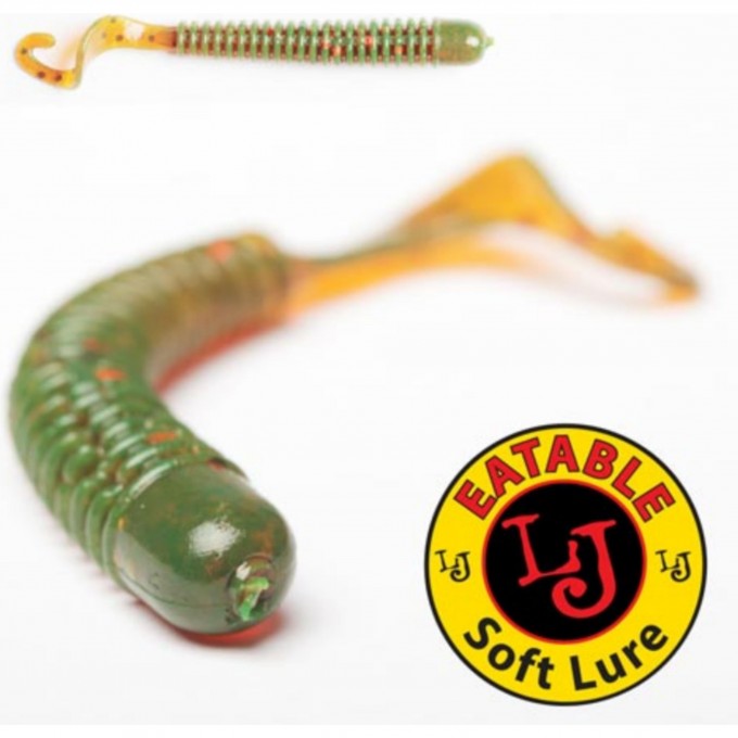 Твистеры съедобные LUCKY JOHN PRO SERIES BALLIST 4.0in (102 мм), цвет pa16 6шт. 140129-PA16